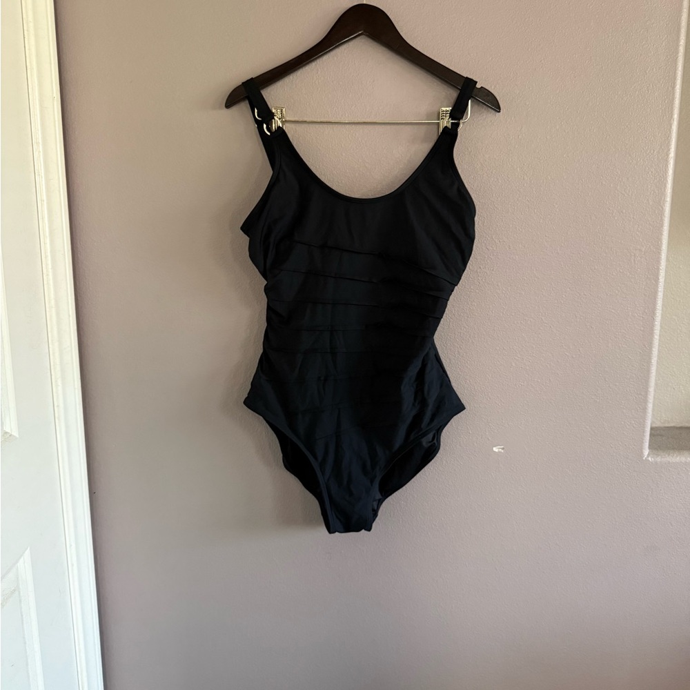 Calvin Klein Black One Piece Swimsuit